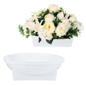 M METERXITY 3パックのフローラルフォーム丸いボウル 6.3"の丸いアレンジメントDIYフローラルボウル 花アレンジメント丸いフローラル用品 ホリデー/ウェディング/パーティー/誕生日デコレーション用[ホワイト]