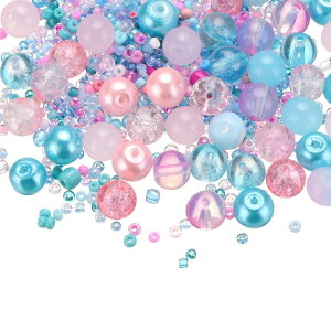 PATIKIL 2-8mm A\[ebhKXr[Y NbN荻ۃr[Yȃ[sAXy[T[V[hr[YoN ΃CLODIYuXbgNtglbNX [Y