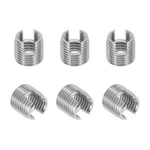 PATIKIL �Z���t�^�b�s���O�X���b�h�C���T�[�g 6�� M12 x M16 x 15mm 303�X�e�����X�|�X���b�h�A�_�v�^�[���f���[�T�[�X���b�g�t���X�N�����[�C���C���T�[�g�i�b�g�X���[�u