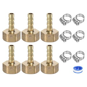 M METERXITY 6pbN̐^Jz[Xo[utBbeBO 6mm x G3/8A_v^[z[XRlN^[ XeXX`[z[XNvPTFEe[vt o[uGAz[XCtBbeBOA_