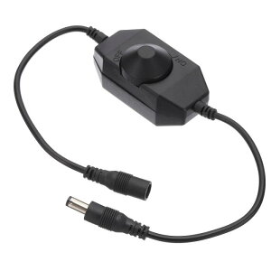 PATIKIL LED�X�g���b�v�f�B�}�[�X�C�b�`�ADC 9-24V PWM���[�^���[DC�C�����C���P�[�u�����邳���߉\�R���g���[���[LED���{�����[�v���C�g5050 3528 2835 5630�A��