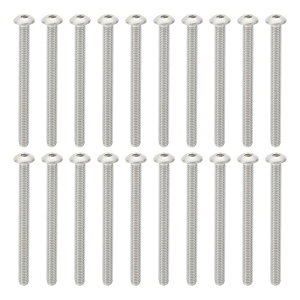 PATIKIL M5-0.8x60mm �{�^���w�b�h�\�P�b�g�L���b�v�{���g 20�� 304�X�e�����X�X�`�[��18-8 �w�b�N�X�\�P�b�g�L���b�v�{���g�A�����w�b�N�X�h���C�u�t���}�V���X���b�h