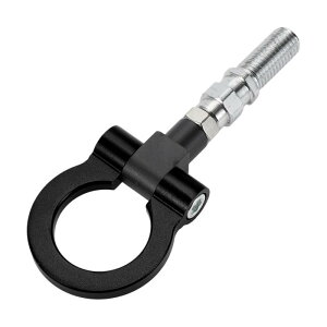Hihaha �e�B�[�I�[�_�u�����[�V�[�e�B�[�I�[���� Tow Hook /Universal Car Front Bumper Towing Hook / Durable Metal Rotary Tow Hook RI-NG 19cm 2mm 1pcs ����
