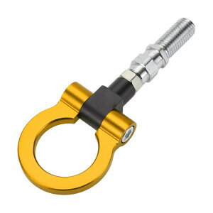 Hihaha �e�B�[�I�[�_�u�����[�V�[�e�B�[�I�[���� Tow Hook /Universal Car Front Bumper Towing Hook / Durable Metal Rotary Tow Hook RI-NG 19cm 2mm 1pcs ���g�[��