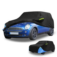 Partuto Miniに対応クーパー2DR 2002-2021用の車両用防水カーカバー、210DオックスFordに対応クロス、ブ…