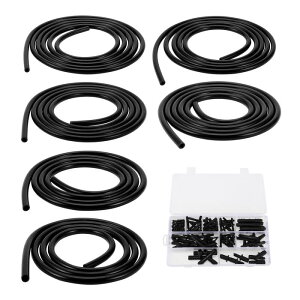 Motoforti �V���R���o�L���[���`���[�u�z�[�X �����ԗp�o�L���[�����C�� 5Ft 3/4/5/6/8/10mm ID 2mm�� �����p �u���b�N 1�Z�b�g 130PSI �ő刳��