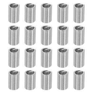 uxcell 20���� ���C���[�X���b�h���y�A�C���T�[�g M12 x 1.75 x 3D (36mm) ���g���b�N 304H�X�e�����X�|�� �w���J���R�C�����C���[�X�N�����[ �X���b�h�X���[�u �V�[�X �����ԏC���p