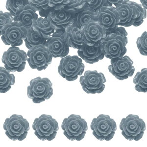 uxcell 50�̃O���[�����o���̉ԃr�[�Y 20mm�t���b�g�o�b�N�ԃ`�� �[���s�����Ȓ���o���r�[�YDIY�W�� �G���[���l�C���T���O���X�V���[�Y�w�A�N���b�v�z�[���f�R���[�V����