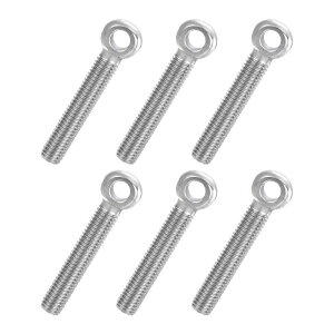 PATIKIL �A�C�{���g M10x65mm 6�� �X�e�����X�� �{���g�Z�b�g �݂艺�� �Ƌ�̌Œ� �⋭ �ƒ� ������ �@�B��Ɨp