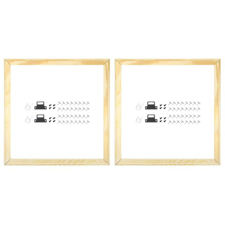 楽天市場】uxcell 2個DIYキャンバススト レッチャーバー 16 x 16インチ 