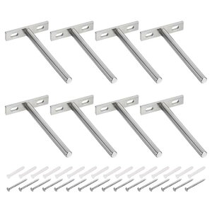 uxcell 10蕂VFtu Pbg - 5"Ǌ|u ChVFtT|[g - EbhVFtp Bu Pbg Vo[