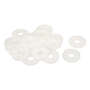 uxcell 20��M16�i�C�����t���b�g���b�V���[16mm ID 50mm OD 3 mm����s�@���b�V���[�O�����b�g�v���X�`�b�N�V�[�g�K�X�P�b�g�t�@�X�i�[�V�[�����O�X�y�[�T�[�K�X�P�b�g�����O�A�z���C�g