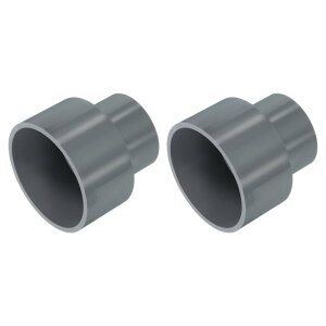 uxcell 2 UPVCf[T[pCvp 2-1/2"x1-1/2" PVCXg[gpCvJbvOA_v^[ RlN^[ ƒpzǐCp O[