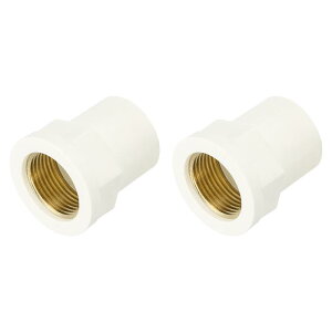 uxcell 2 PVCpCvp 25mm 3/4 PT^J˂ppCvpz[XA_v^[RlN^[ ƒpzǎUp zCg