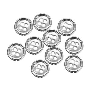 uxcell 10̋{^A11.5mm 4ی^X[cVcR[gߗރ{^ANtgpAVo[