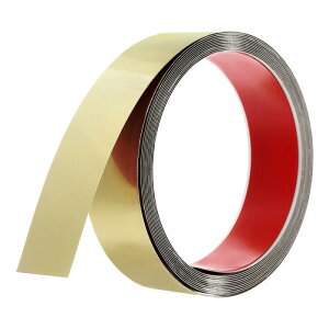 uxcell 16.4ft x 1.57 �E�H�[���g�������`�g���� �s�[�����X�e�B�b�N���ȔS���X�e�����X�X�`�[���~���[�t�B�j �b�V�����^���X�g���b�v�g���� �� �� �L���r�l�b�g �^�C���G�b�W ���F