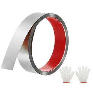 uxcell 16.4ft x 1.57 �E�H�[���g�������`�g���� �s�[�����X�e�B�b�N���ȔS���X�e�����X�X�`�[���u ���V�d�グ���^���X�g���b�v�g���� �� �� �L���r�l�b�g �^�C���G�b�W �V���o�[�p�̃O���[�u�t