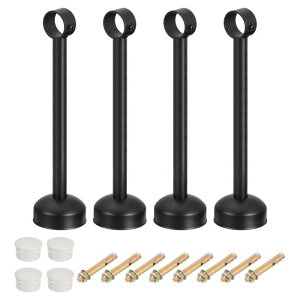 uxcell 4�Z�b�g �J�[�e�����b�h�u ���P�b�g 32mm/1.26" �p�C�v�ɓK�� ����300mm/11.81" �X�e�����X���J�[�e�����b�h�t�b�N�n���K�[ �Ǘp���[�h���[�u�p�C�v�J�[�e���p�C�v�p ��