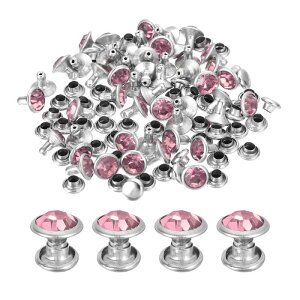 uxcell 60�Z�b�g�̃��C���X�g�[�����x�b�g 8mm�̃��U�[���x�b�g �N���X �^�����x�b�g�X�^�b�h DIY���U�[�N���t�g�t �@�u���b�N���x���g�o�b�O�p �s���N