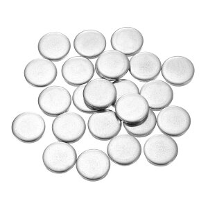 uxcell 60�� �X�e�����X�X�`�[���f�B�X�N 19/32(15mm) ���a0.1(2.5mm) ����304�X�e�����X�X�`�[���t���b�g���E���h�V�[�g�u �����N���E���h�T�[�N���v���[�g �N���t�g���^���X�^���s���O����уW�� 