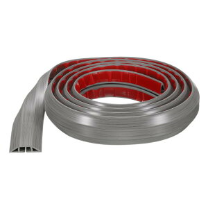 uxcell 8ft�R�[�h�J�o�[�t���AW0.55 x H0.28�C���i�[�`���l��PVC�B�������P�[�u���t���A���C���[�n�C�_�[���C���[�J�o�[�v���e�N�^�[ �P�[�u���g���b�v�P�[�u���Ǘ���h�����߂̖ؐ��O���[