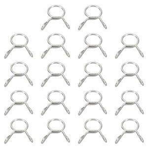 uxcell �R�����C���z�[�X�N���b�v 30��6mm ID 7.3 mm�ő�ID 304�X�e�����X�|���ǃG�A�`���[�u�X�v�����O�z�[�X�N�����v �I�[�g�o�C�X�N�[�^�[ATV�p �V���o�[