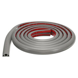 uxcell 8ft�R�[�h�J�o�[�t���AW0.3 x H0.3�C���i�[�`���l��PVC�B�������P�[�u���t���A���C���[�n�C�_�[���C���[�J�o�[�v���e�N�^�[ �P�[�u���g���b�v�P�[�u���Ǘ���h�����߂̖ؐ��O���[