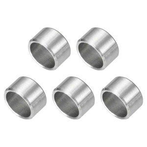 uxcell 5�� �X�e�����X�X�y�[�T�[ 8mm ���a×10mm �O�a×6mm ����304�X�e�����X�X�`�[���u�b�V���O�l�W�X�^���h�I�t�˂��؂� �Ȃ����E���h�X�y�[�T�[ 5/16�܂���M8 �l�W�{���g�i�b�g�p