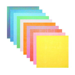 uxcell 100 Ob^[IK~y[p[ 4x4" PXp[NOȐ` ܂莆 10x10cm sJsJy[p[ DIYA[g NtgfR[V ~bNXJ[