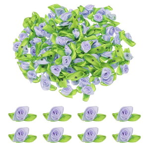 uxcell 100�� �~�j���{���o�� �� ���{�� �N���t�g�p ���{�� 15mm/0.6"���a �����Ȑl�H�����A�b�v���P �� ���{�� DIY�E�F�f�B���O�o�[�X�f�[�t�F�X�e�B�o���f�R���[�V���� �p ���C�g�p�[�v��