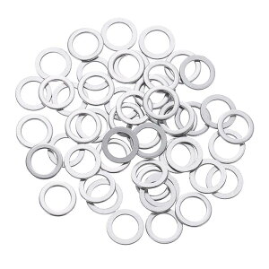 uxcell M4 304�X�e�����X�|������ 50��4x6x0.5mm ���������� �l�W�{���g �d�q�C�� �����ԗp