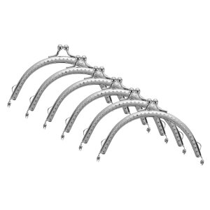 uxcell 6�̃��^���p�[�X �t���[�� 10.5cm/4.1���B���e�[�W�A�[�`�L�X���b�N�N ���X�v�t���[�� �n���h�o�b�O �R�C���o�b�O�N���b�`�o�b�O �t���[���n�[�h�E�F�A�����p�i�V���o�[�j