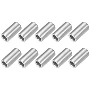 uxcell 10 XeXXy[T[ 6mm ID x 10mm OD x 20mmL 304XeXX`[ubVOlWX^hIt˂ȂEhXy[T[ 1/4"܂M6XN[{gibgp