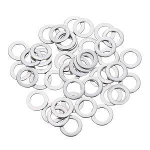 uxcell 50��M8�t���b�g���b�V���[ 8x14x0.8mm��304�X�e�����X�|�t���b�g�X�y�[�T�[ �l�W �{���g ������ �Y�Ƌ@�B�p