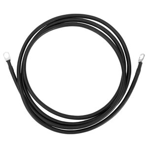 VekAuto 1 Pc �o�b�e���[�C���o�[�^�[�P�[�u�� 6 AWG �Q�[�W 8FT 3/8 ���O �o�b�e���[�P�[�u�� �J�[�o�C�N���{�[�gRV�\�[���[�p �e�B�����b�L�� �u���b�N