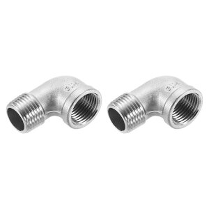 uxcell 21/2" PTXxIX90xG{[XeX|ǌpGAz[XPVC`[u