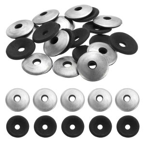uxcell 70�p�b�N �Y�f�|EPDM�{���f�b�h�V�[�����O���b�V���[ 1/4 x 1�l�I�v�����N�b�V�������b�V���[�K�X�P�b�g �{���g�@�B�p�iM6.3x25mm�j