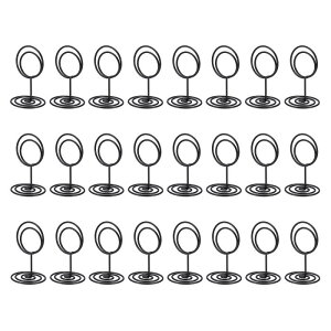 PATIKIL �v���[�X�J�[�h�z���_�[ 24���� 2"�̍����̃��^�������N���b�v�z���_�[�X�^���h �ۂ��N ���X�v�e�[�u���i���o�[�z���_�[ �ʐ^ ���� �m�[�g�J�[�h �H�i�T�C���p ��