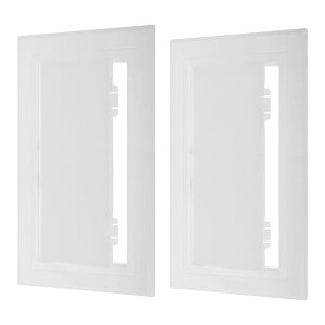 PATIKIL 12x8�i295x195mm�j���O���\�ȃq���W�t���A�N�Z�X�p�l�� 2��A BS���z�ǃA�N�Z�X�h�A �h���C�E�H�[���z�Ǔd�C�P�[�u���z���p�̊ȒP�ȕǌ��J�o�[ �z���C�g