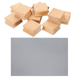 PATIKIL 40x40mm 󔒂̖ؐS}Eg 10 ؐSnh n[hEbhubN A4 O[ SV[gt X^v쐬 DIY Ntgp F