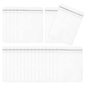 PATIKIL Ύ_̖h~obO 100 PVC  ϐFh~ ۊǃWbp[obO  CO w lbNXȂǍp 8 x 12 cm NA