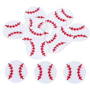 PATIKIL ���p ���� 32mm�A�C�����p�b�` 12�p�b�N �싅�p�b�`�z�b�g�����g�ڒ��ܕt���h�J�A�b�v���P �ߗ� �����p�o�b�N�p�b�N�W�[���n�b�g ���b�h