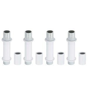 PATIKIL �X�g���[�g�p�C�v�����v�X�e�����b�h�L�b�g 4�Z�b�gM10�Y�f�|40mm�i1.57�j���_�u���G���h�X���b�h���b�h �e�[�u�������v �V�����f���A�p�J�b�v�����O�i�b�g�X���[�u�R�l�N�^�[ �z���C