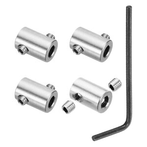 PATIKIL 6mm�z�[�����C���[���[�v�N���b�v�Z�b�g 4�Z�b�g304�X�e�����X�X�`�[���_�u���z�[�����b�N�P�[�u���N�����v�N���b�v M5�Z�p�X�N�����[�X�p�i�t�� �P�[�u���t�B�b�e�B���O�p �V���o�[1