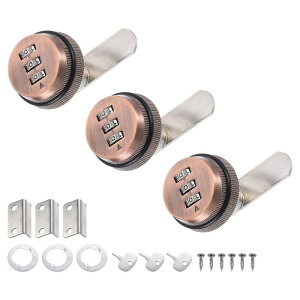 PATIKIL 38 mm Rrl[VJbN 3 t@CLrlbgbN gݍ킹pX[hR[ht LrlbgbN V_[t N[ 5-12 mm̈o[{bN