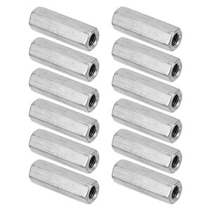 PATIKIL M8 x 1.25�s�b�` 304 �X�e�����X�X�`�[�� �Z�p�J�b�v�����O�i�b�g 12�� 45mm/ 1.8���� �e�� ���S�˂��t�� ���b�h�J�b�v�����O�i�b�g �X�^�b�h�R�l�N�^�t�@�X�i�[ �V���o�[�g�[��