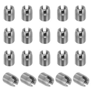 PATIKIL �Z���t�^�b�s���O�X���b�h�C���T�[�g 20�� M3 x M5 x 6mm 303�X�e�����X�|�X���b�h�A�_�v�^�[���f���[�T�[�X���b�g�h�X�N�����[�C���C���T�[�g�i�b�g�X���[�u