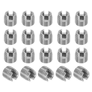 PATIKIL �Z���t�^�b�s���O�X���b�h�C���T�[�g 20�� M4 x M6.5 x 6mm 303�X�e�����X�|�X���b�h�A�_�v�^�[���f���[�T�[�X���b�g�t���X�N�����[�C���C���T�[�g�i�b�g�X���[�u