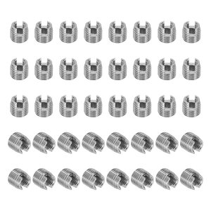 PATIKIL �Z���t�^�b�s���O�X���b�h�C���T�[�g 40�� M4 x M6.5 x 6mm 303�X�e�����X�|�X���b�h�A�_�v�^�[���f���[�T�[�X���b�g�t���X�N�����[�C���C���T�[�g�i�b�g�X���[�u