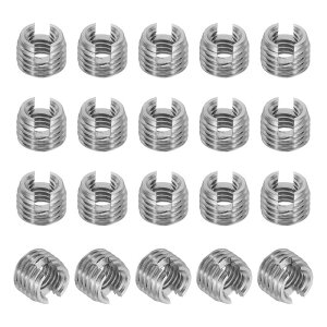 PATIKIL �Z���t�^�b�s���O�X���b�h�C���T�[�g 20�� M5 x M8 x 6mm 303�X�e�����X�|�X���b�h�A�_�v�^�[���f���[�T�[�X���b�g�t���X�N�����[�C���C���T�[�g�i�b�g�X���[�u